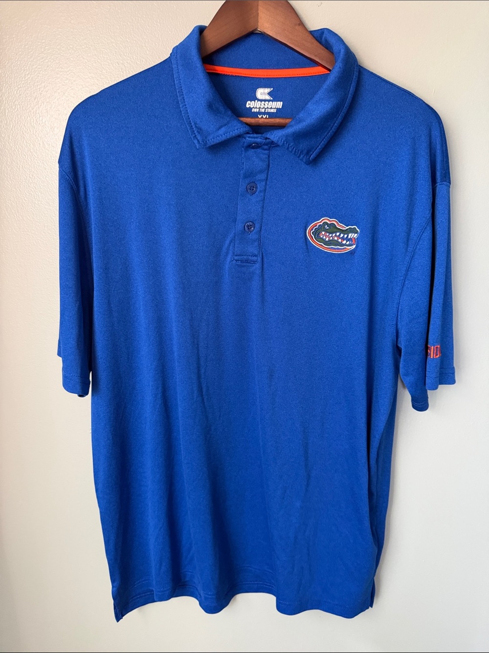 Colosseum Royal Blue Florida Gators Polo with Team Crest